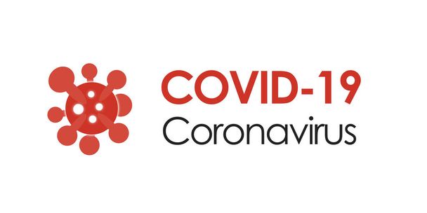 Covid-19 Coronavirus concept inscription typography. World Health Organization (WHO) introduced new official name for Coronavirus disease named COVID-19. - Foto, Imagen
