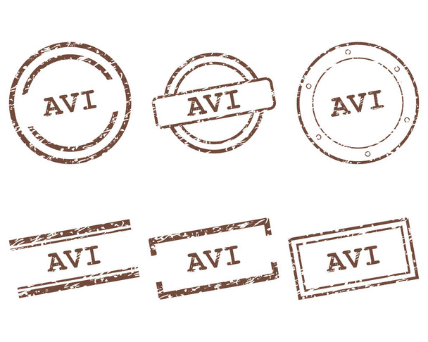 Авіаційні марки як векторна ілюстрація
 - Вектор, зображення