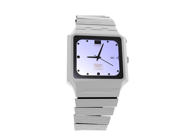 Wrist watch for men with stainless steel bracelet - Photo, Image