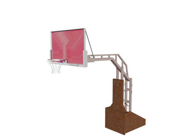 Cesta de basquete em suspensão
 - Foto, Imagem