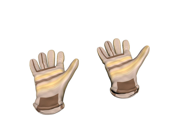 gants de travail stables en cuir
 - Photo, image