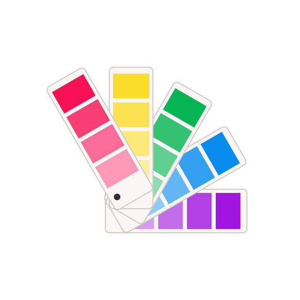 Pantone color palette guide, colour swatch  - Vektör, Görsel