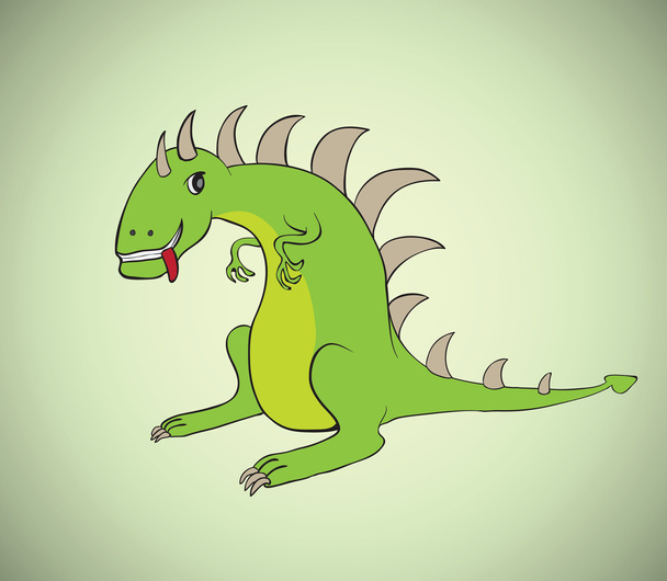 Иллюстрация вектора динозавров мультфильма
 - Вектор,изображение