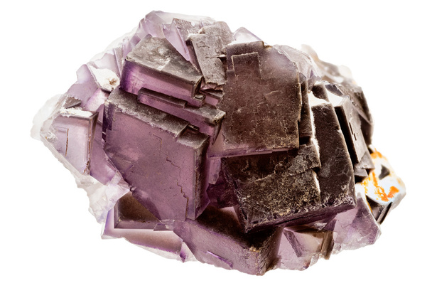 violetter Fluoritkristall - Foto, Bild