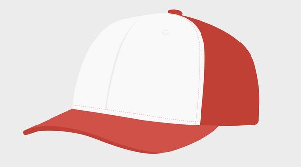 Vektor-isolierte Illustration eines roten Mützes - Vektor, Bild