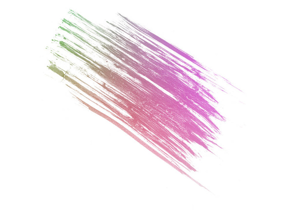 Renkli boya lekeli fırça arkaplanı - Fotoğraf, Görsel