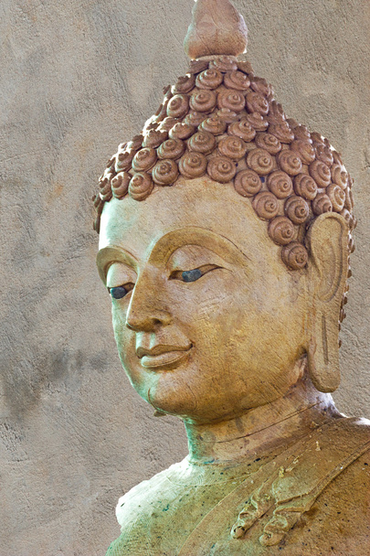 Ancient Buddha face, Ayutthaya, Thailand - Fotografie, Obrázek