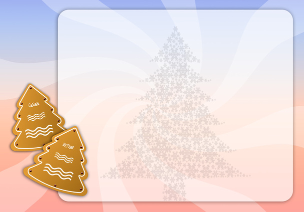 Menu de Noël avec biscuits
 - Photo, image