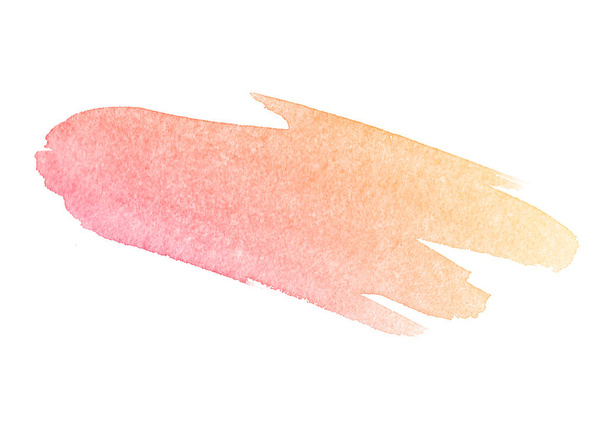 Beyaz arka planda izole edilmiş boyalı fırça. Renkli suluboya yalıtılmış fırça - Fotoğraf, Görsel