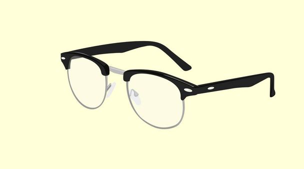 Vector Isolated Illustration of a Modern Vintage Glasses - Vector, Image