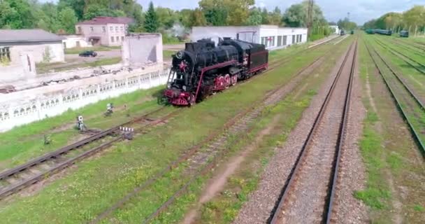 buharlı lokomotif demiryolu 201982413504110 cc 2 - Video, Çekim