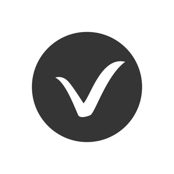 Check mark icon. Tick symbol, tick icon vector illustration - Vector, Image