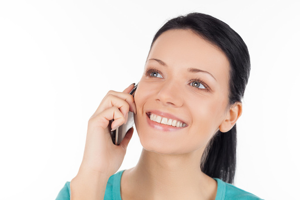 Woman talking on mobile phone - Photo, Image