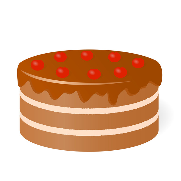 Birthday cake. - Vektör, Görsel
