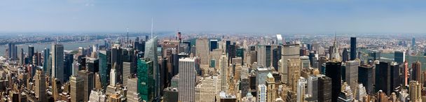 New York - Panoramique Manhattan Skyline D'en haut
 - Photo, image