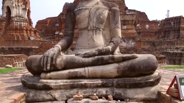 Ancien temple bouddhiste de Wat Mahathat, Sukhothai, site du patrimoine mondial de l'UNESCO, Thaïlande, Asie - 21 janvier 2020
 - Séquence, vidéo