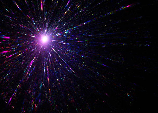 Brilhando fundo estrela brilhante - Arte Fractal
 - Foto, Imagem