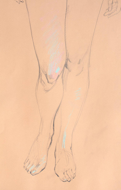 Image partielle de la peinture corporelle féminine
  - Photo, image
