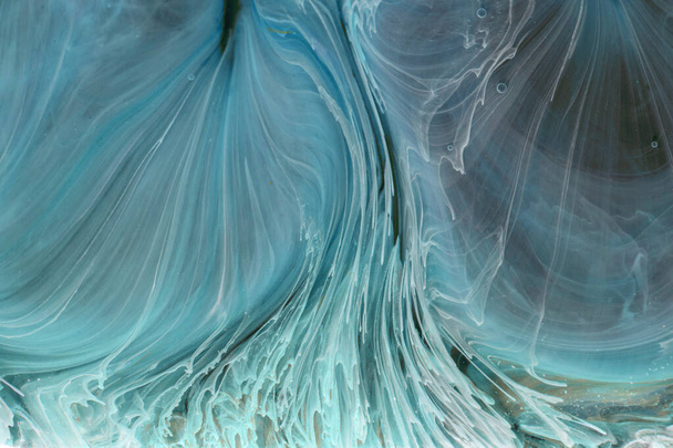  Abstract colorful background, wallpaper. Marble texture. Fluid Art, ethereal graphic design. - Photo, Image