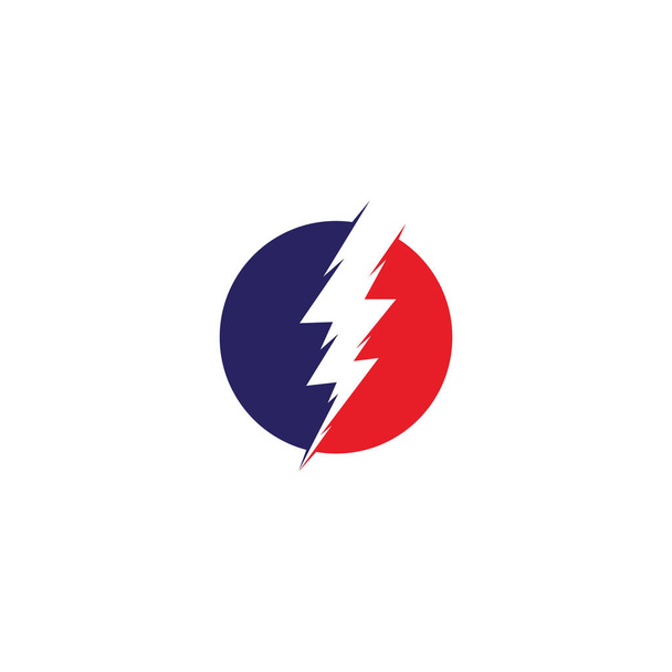 Creativo Trueno audaz Concepto de energía Logo Design Template. Diseño de ilustración del icono del vector del logotipo del trueno. Logo de trueno eléctrico en negrita
 - Vector, Imagen