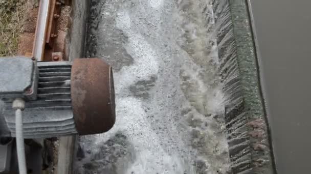 Water flow settler clean - Footage, Video