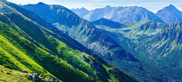 Summer Tatra Mountain panorama ,Poland - Fotoğraf, Görsel