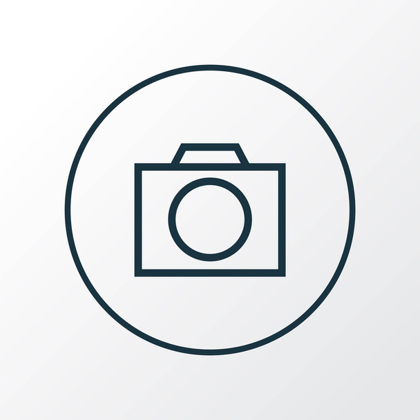 Fotóberendezés ikon vonal szimbólum. Prémium minőségű elszigetelt fotózás elem trendi stílusban. - Fotó, kép