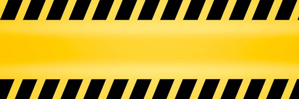 注意ラインの背景着用ハザードストライプ警告テープ危険標識 - 写真・画像