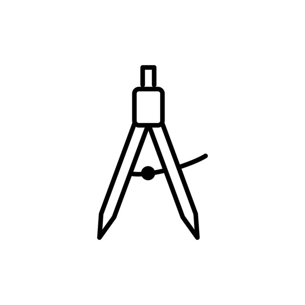 Modèle d'illustration vectorielle de conception d'icône de style plat de diviseur
 - Vecteur, image