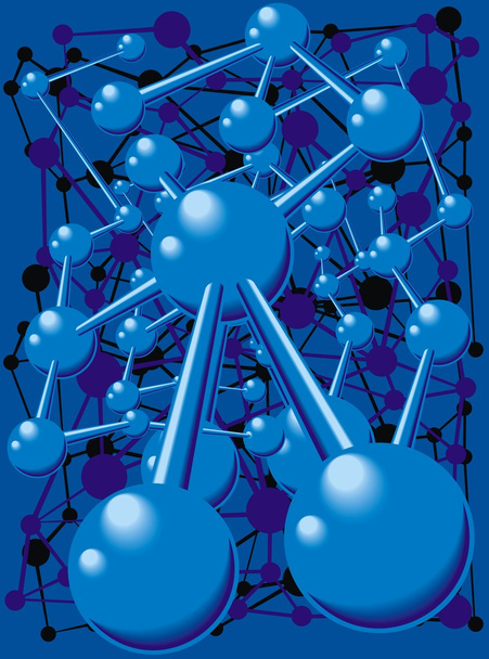 абстрактная молекулярная текстура
 - Вектор,изображение