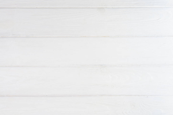 White wooden background with wooden texture - Foto, Imagen
