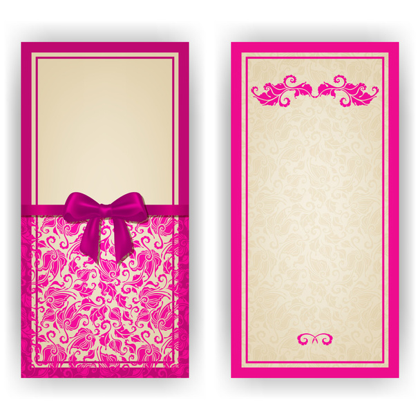 template for luxury invitation - Vector, afbeelding