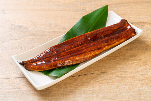 grilled eel or grilled unagi with sauce  (Kabayaki) - .Japanese food. - Foto, Imagem