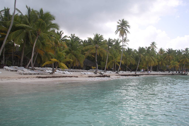 Isla Saona rantojen maisema Dominikaanisessa tasavallassa
 - Valokuva, kuva