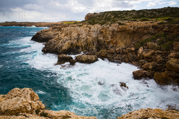 Coast of cyprus in winter - Photo, image