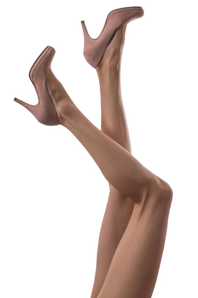 beautiful woman legs in shoes - Foto, Imagem
