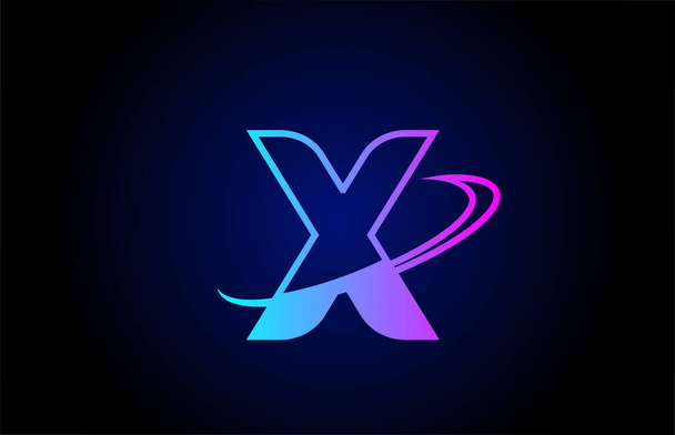 X letter logo icon for company and business - Vector, Image