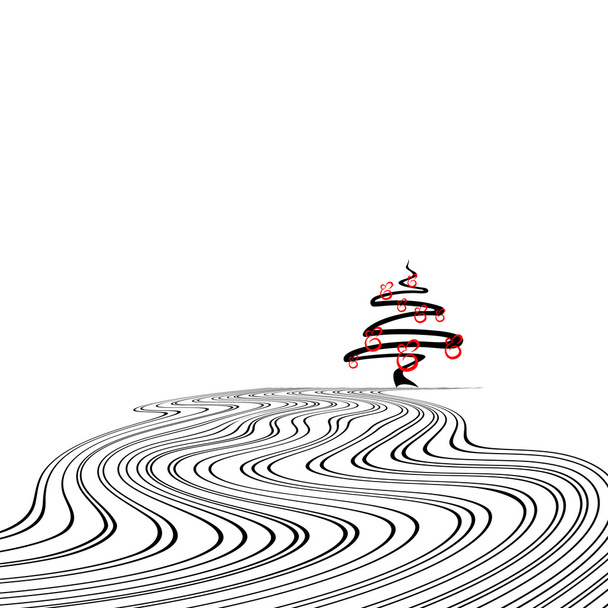 Christmas fir - Vector, afbeelding