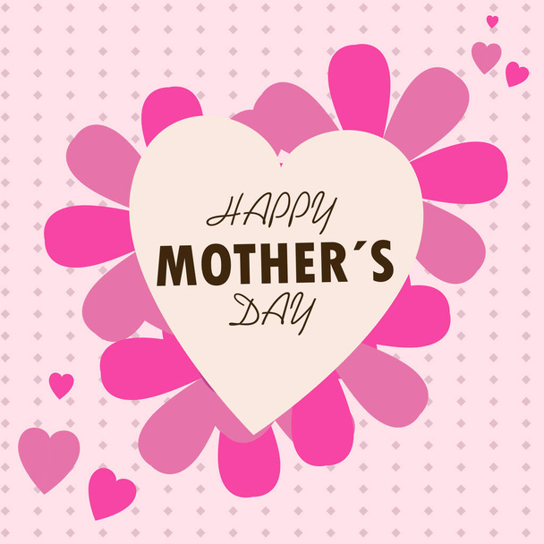 Happy mothers day card - Вектор, зображення