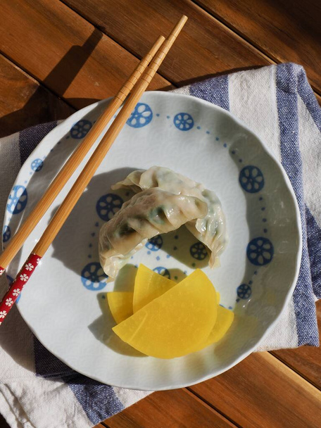 Aziatische dumplings, Dim sum, MeatDumplings - Foto, afbeelding