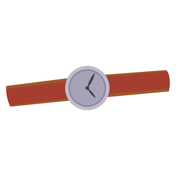 Isolated wrist watch icon - Vector, afbeelding
