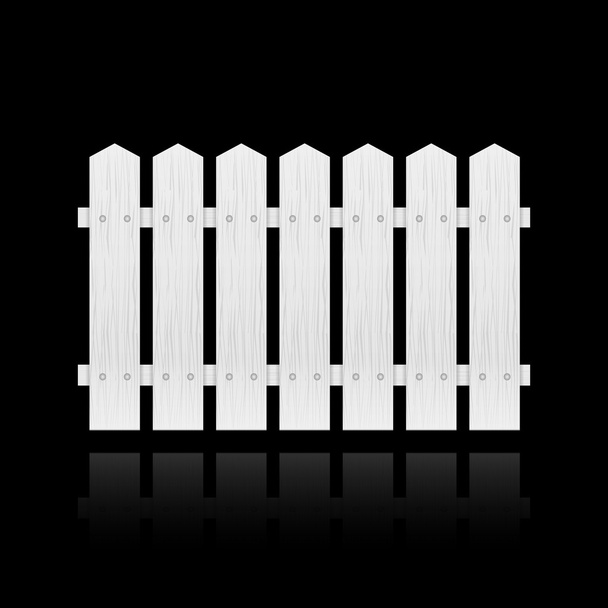 bílý plot dlaždice - Vektor, obrázek