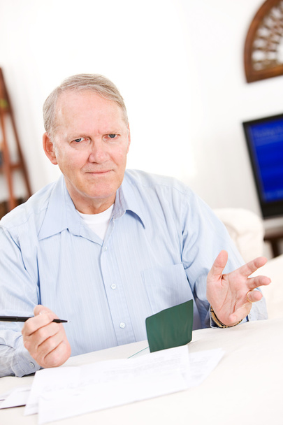 Seniors: Tired Of Paying Bills - Foto, Imagen