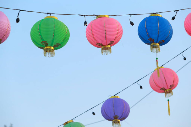 Lanternes chinoises, Nouvel An chinois
. - Photo, image