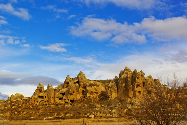 Beautiful scene in Goreme, Cappadocia Turkey - Фото, изображение