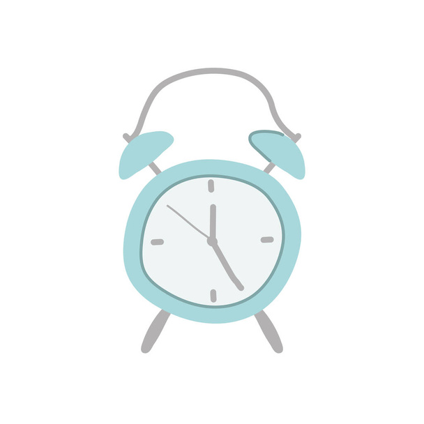 ícone do relógio de alarme, estilo plano - Vetor, Imagem