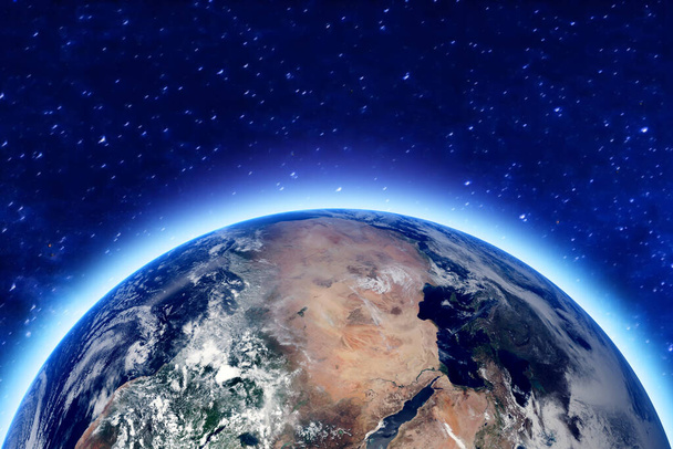 Weltkarte, Planet Erde. Von der NASA bereitgestellte Elemente - Foto, Bild