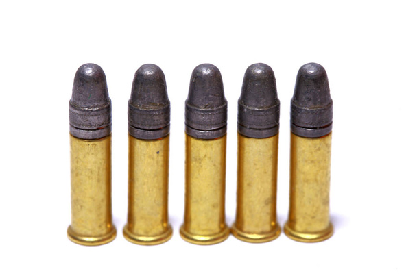 balas isoladas no fundo branco - Foto, Imagem