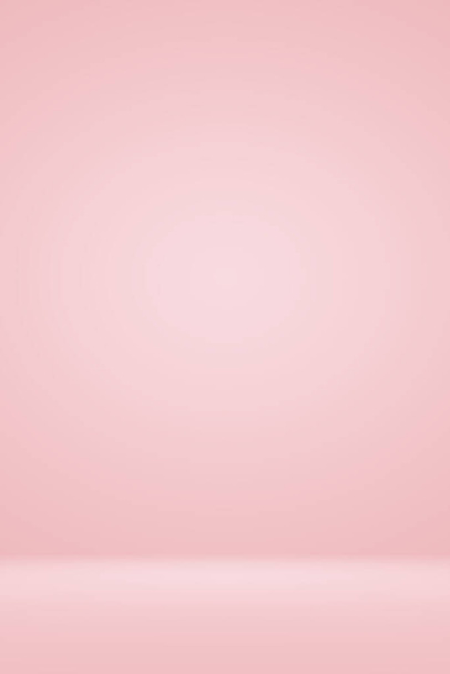 Abstraktes Licht Rosa Rot Hintergrund Weihnachten und Valentines Layout-Design, Studio, Zimmer, Web-Vorlage, Geschäftsbericht mit glatten Kreis Farbverlauf - Foto, Bild