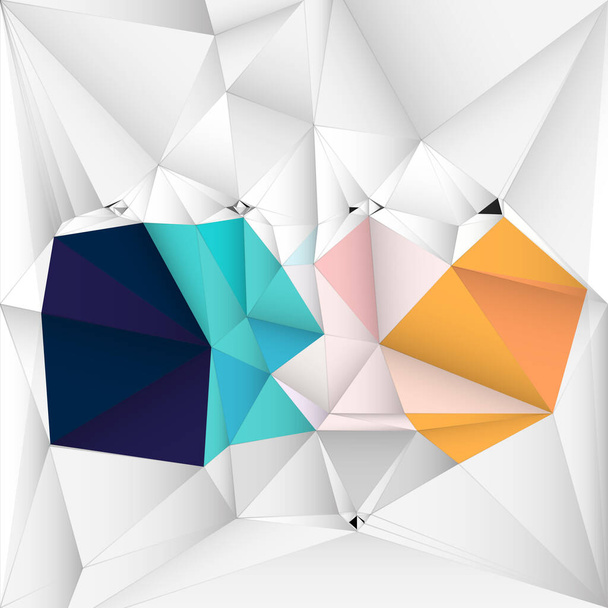 Иллюстрация современной абстрактной многоугольной формы для обоев фона. Векторное изображение геометрического рисунка
 - Вектор,изображение